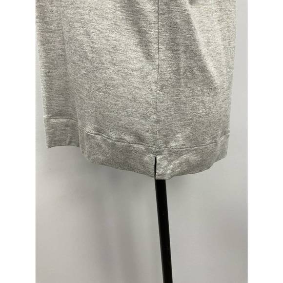 NEW HUBERT GASSER grey lurex l/s shirt in grey - Picture 3 of 5